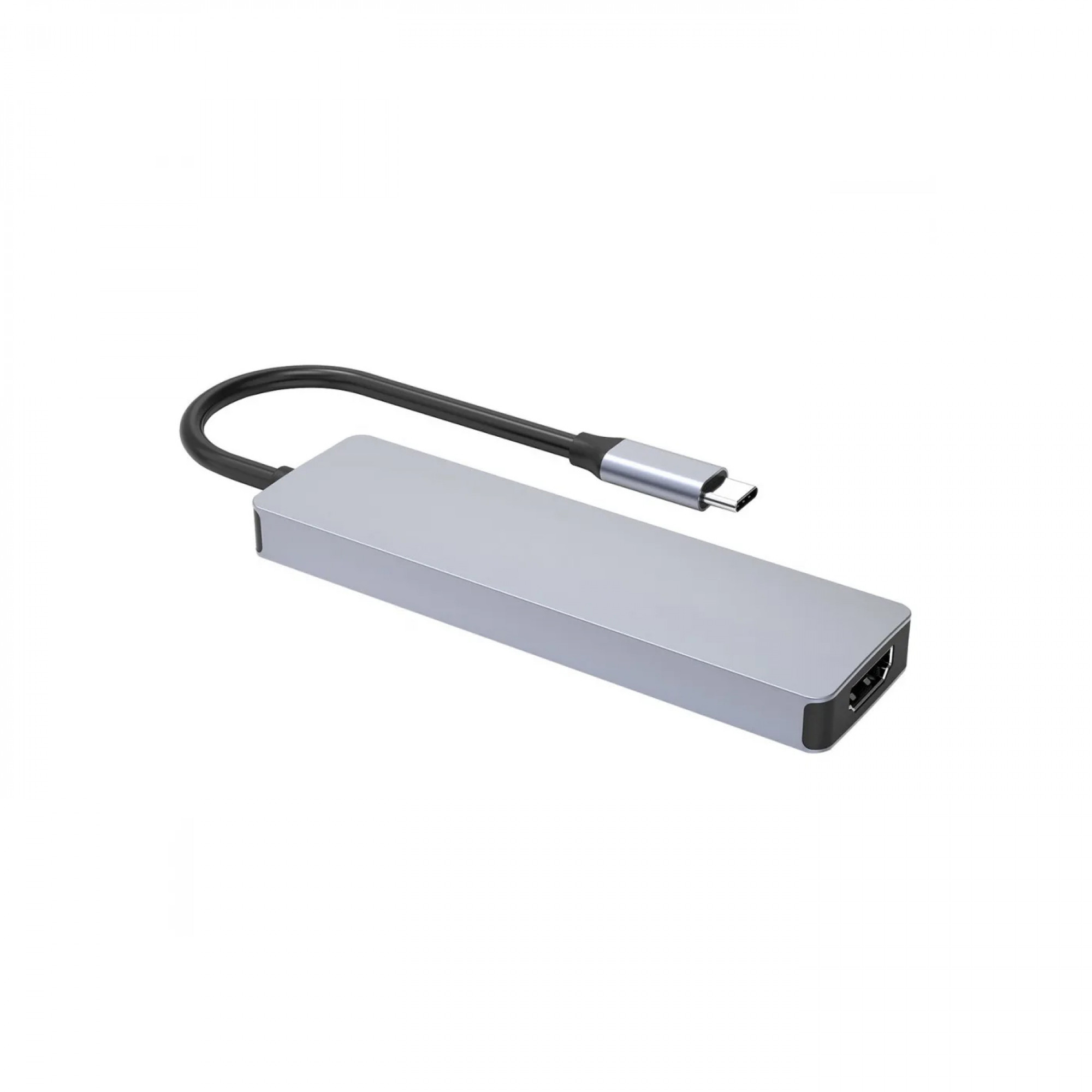 Type-C-Хаб Proove Iron Link 5 in 1 (2*Type-C + 2*USB3.0 + HDMI) (silver)